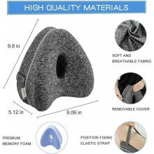 Jalkatyynyt kyljessä oleva nukkumistyyny Ergonominen polvityyny, muistivaahto lievittää iskias-selkäkipua