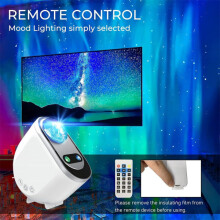 Proyector Galaxia Aurora Proyector Lámpara LED Luces del Norte Estrellas Luz de Luna Control Remoto
