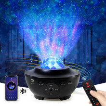 Proyector de galaxia y cielo estrellado para dormitorio, proyector de estrellas con luz nocturna.