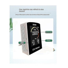 Medidor digital de CO2 quatro em 1, dióxido de carbono, umidade, medição de temperatura, sensor TVOC,