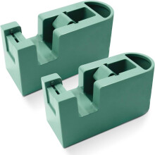2 Packbandabroller mit Aufbewahrung, automatischem Schneidkopf, Bandhalter