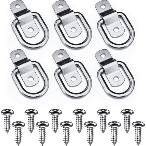 6 pcs retaining ring retaining ring and 12 screws