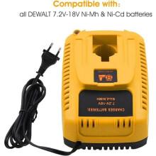 DC9310 Ersatz-Akkuladegerät für Dewalt Ni-Cd und Ni-Mh 7,2 V – 18 V DC9096 DC9098 DC9099 DC9091 DC9071 DE9057