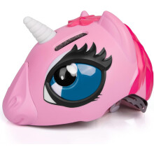 Kinderhelm 3D Einhorn Fahrradhelm für Mädchen Jungen Sicher