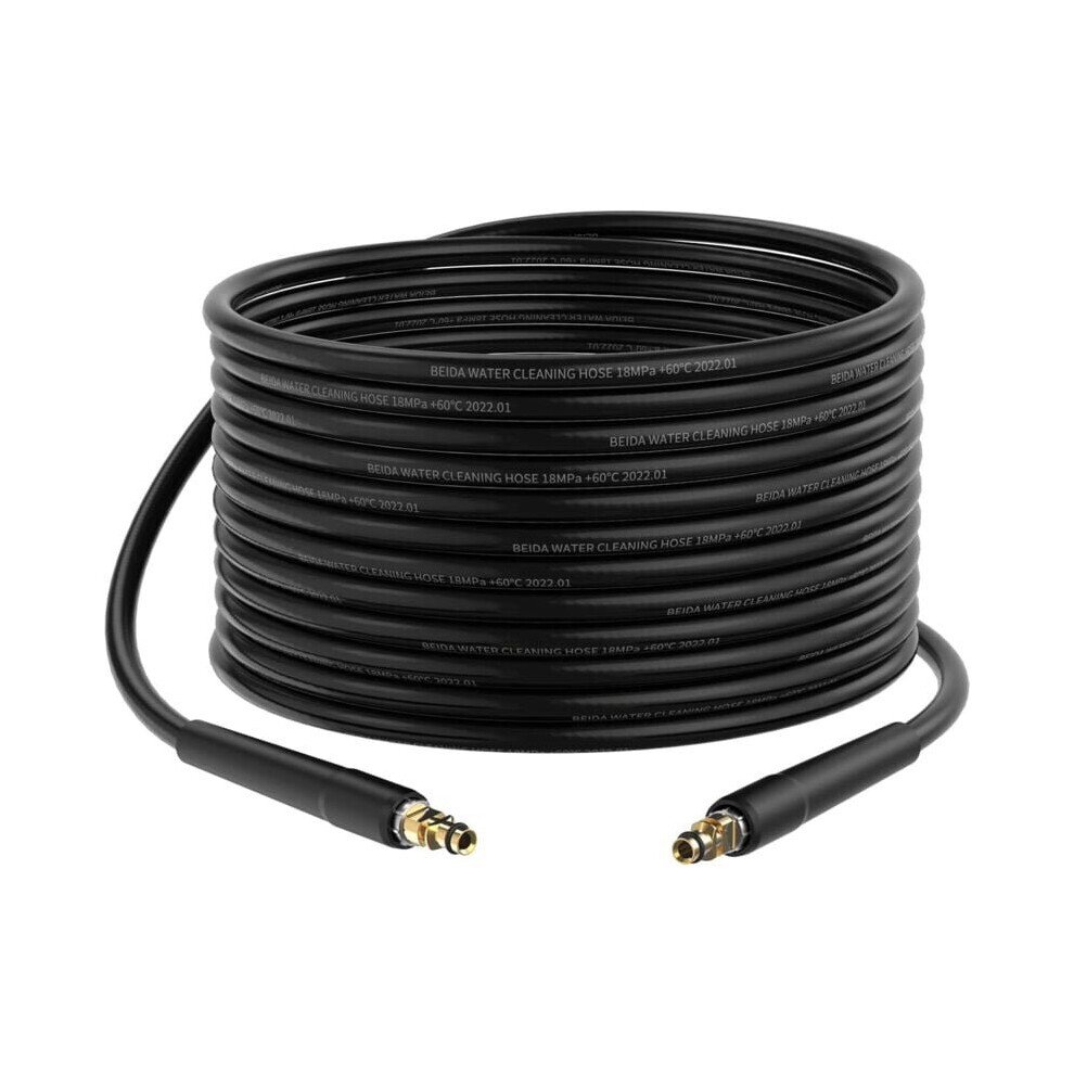 15 m hose for Kärcher pressure washer, flexible hose for Kärcher pressure washer, High pressure hose Kärcher K2 K3 K4 K5 K6 K7 Quick connector