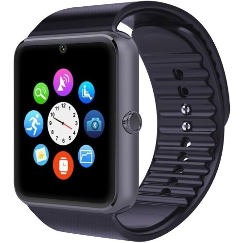 Relógio inteligente elegante NFC Bluetooth GSM com ajuste de câmera