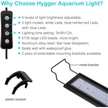 Vollspektrum-Aquarienlicht mit Gehäuse aus Aluminiumlegierung