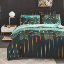 Conjunto de cama Boho 200x200, 3 peças