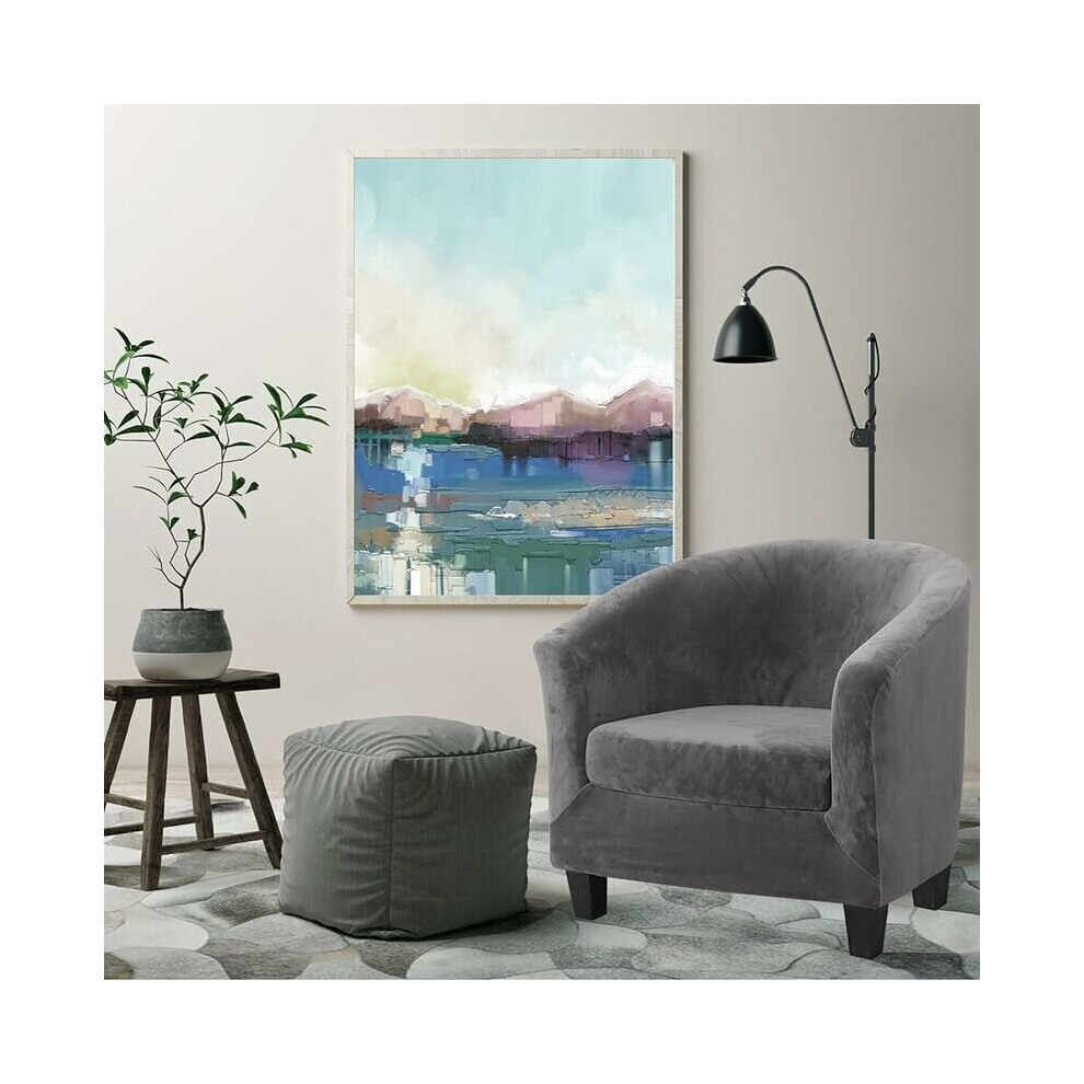 Housse de chaise extensible deux pièces Velvet Club, housse de fauteuil de salon, housse de chaise de bain, housse