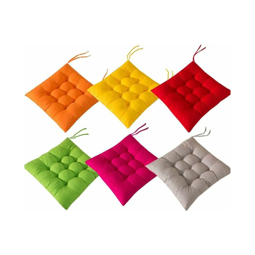 Coussins de chaise carrés 40x40, coussins de siège, décoration d'intérieur, coussins de tapis matelassés, confortables