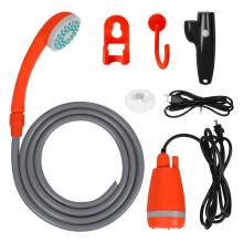 Autodouche Draagbare USB Elektrische Douche Oplaadbare Lithium Batterij Oranje