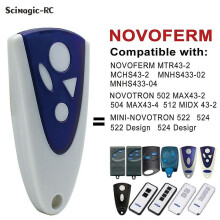 Novoferm Novotron 502 Max43-2 504 Max43-4 512 Mix 43-2 Garagentor-Fernbedienung Mtr43-2 Mchs43-2 Mnhs433-02