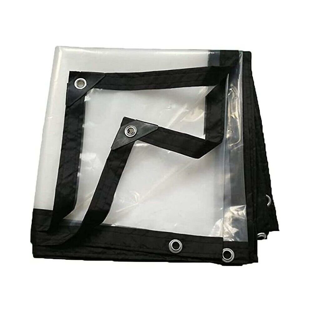 Bâche transparente, film plastique perforé imperméable pour serre extérieure