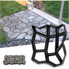 Betonform Gehwegform Kunststoffform Schalung Betonform Gartenplatten 42,5 x 42,5 x 4 cm