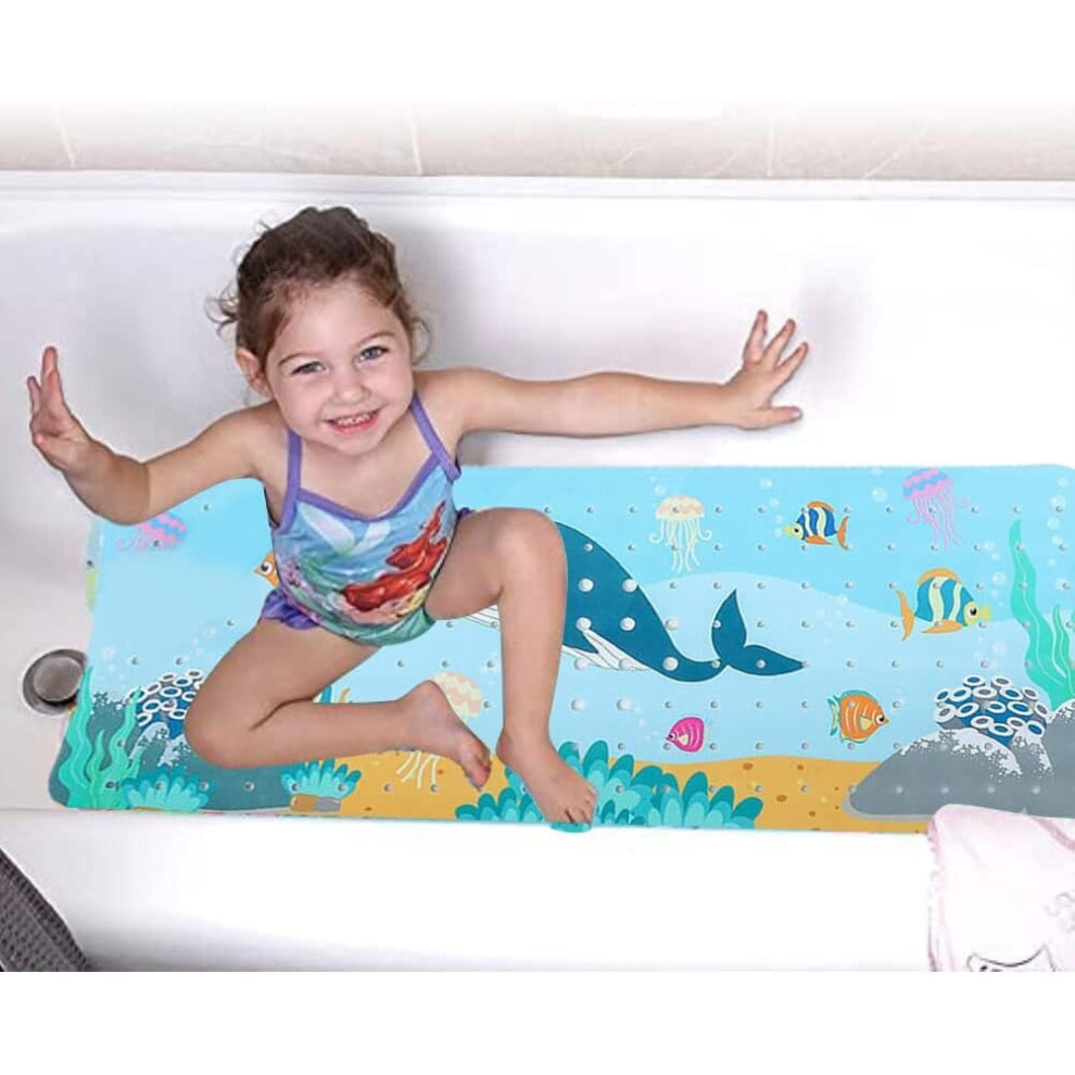Tapis de bain pour bébé avec ventouses, motif dessin animé