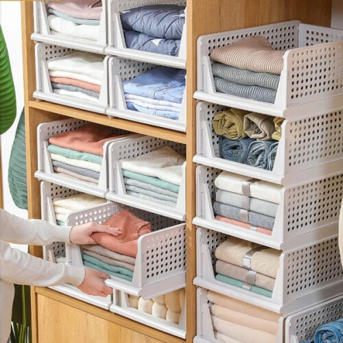 Wardrobe Storage basket Storage box Organizer Drawers 32.3*43*18cm