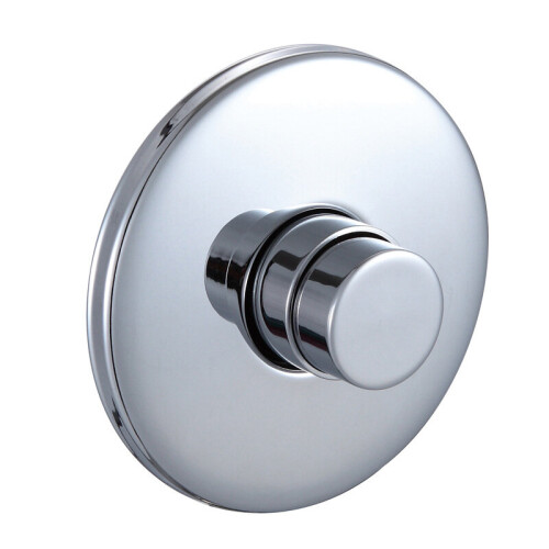 Concealed urinal flush valve delay switch