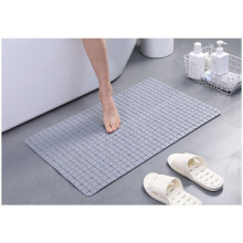 Tapis de douche antidérapant avec ventouses et sorties d'eau pour baignoires et douches, tapis anti-moisissure