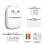 Portable Mini Printer, Inkless Sticker Printer with 8 Roll Paper, Bluetooth Wireless Mini Thermal Printer Compatible 1