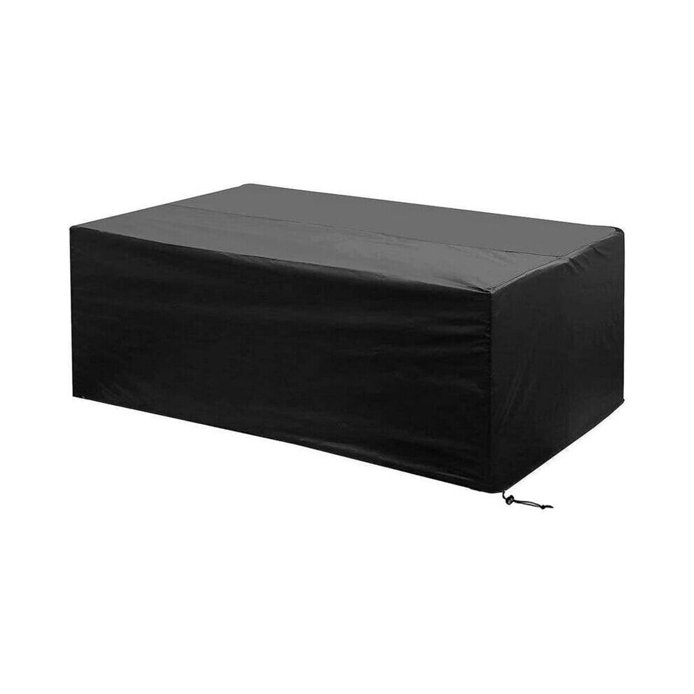 Housse de protection pour mobilier d'extérieur 242 x 162 x 100 cm, imperméable, coupe-vent, anti-poussière, tissu