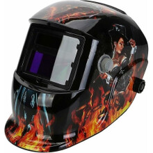Automatischer Schweißhelm - Schweißmaske mit 2 Linsen und 2 Din9-13 einstellbaren Sonnenschutzfiltersensoren für