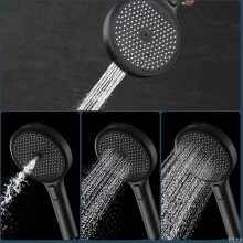 Wassersparender Duschkopf – CENTIFREE Hochdruck-Anti-Kalk-Duschkopf, flexible Regendusche mit 5 Modi,