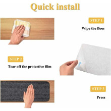 14 stuks antislip traptredenstrips, 20 x 76 cm, voor kinderen, ouderen, huisdieren en traplopen (goudkleurig)