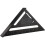 7" Aluminum Profile, Black Oxidized Angle Bracket (Metric) 2