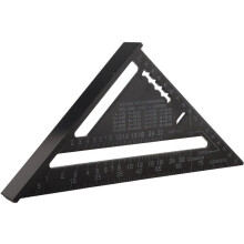 Profilé en aluminium 7", équerre noire oxydée (métrique)