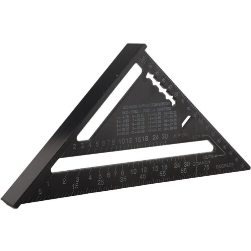 7" Aluminum Profile, Black Oxidized Angle Bracket (Metric)