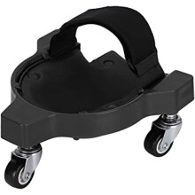 Robuste Knieschoner mit 3 Rollen und bequemen Gel-Pads, 360-Grad-Drehung ohne Abheben vom Boden,