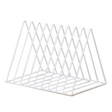 Vintage Dreieck CD-Rack Lagerregal CD-Halter DVD-Rack DVD-Regal Bücherregal Bücherregal Zeitschriftenhalter