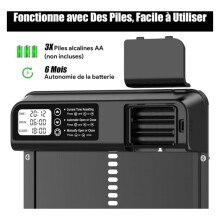 Automatische Hühnerstalltür mit wasserdichtem programmierbarem LCD-Display, Automatische Hühnerstalltür aus Aluminiumlegierung,