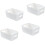 white plastic storage basket set, plastic storage basket 2