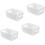 white plastic storage basket set, plastic storage basket 1