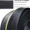Garagedeurrubber 3m, weerbestendige rubberen strip 2