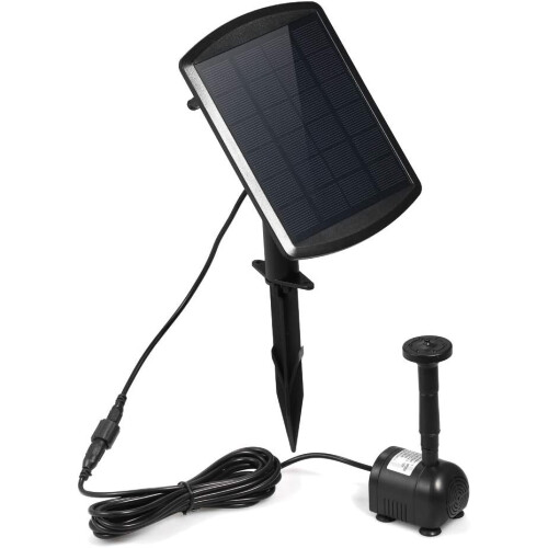 Bürstenlose Solarwasserpumpe - Schwachlichttyp mit Halterung