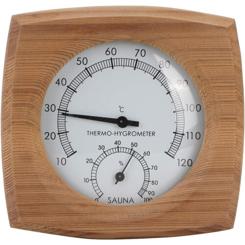 Thermometer/Hygrometer, Indoor-Baum für 2-in-1-Sauna Sauna