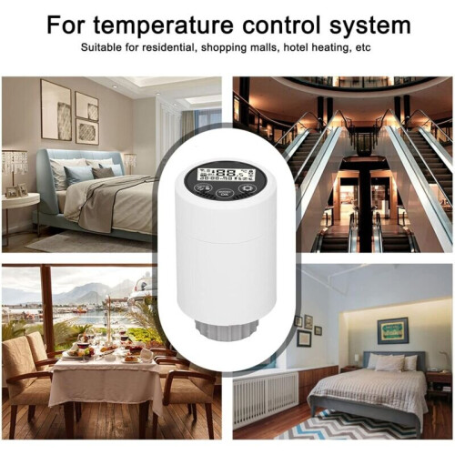 Smart Radiator Valve, Programmable Radiator Controller with App and Voice Control, Compatible with Alexa for Google,