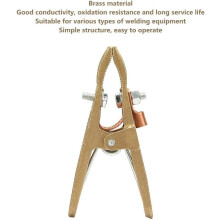 Schweißerdungsklemmen, Erdungskabelklemmen aus Messing