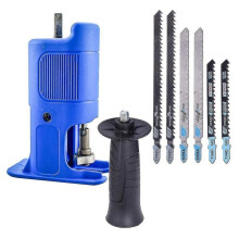 Adaptateur de scie alternative : perceuse électrique avec convertisseur de scie alternative et lame de rechange –