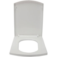 Adult Toilet Seat, Soft Close Square Toilet Seat, Quiet Close Square Toilet Seat, Modern White Soft Toilet Seat,