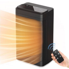 Radiateur soufflant PTC 1200 W avec télécommande, radiateur soufflant oscillant à économie d'énergie à 60 C