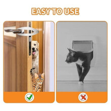 Pcs Türstopper Flex Latch Türstopper mit verstellbarem Riemen 2,5-6 Zoll breit Hund Türstopper