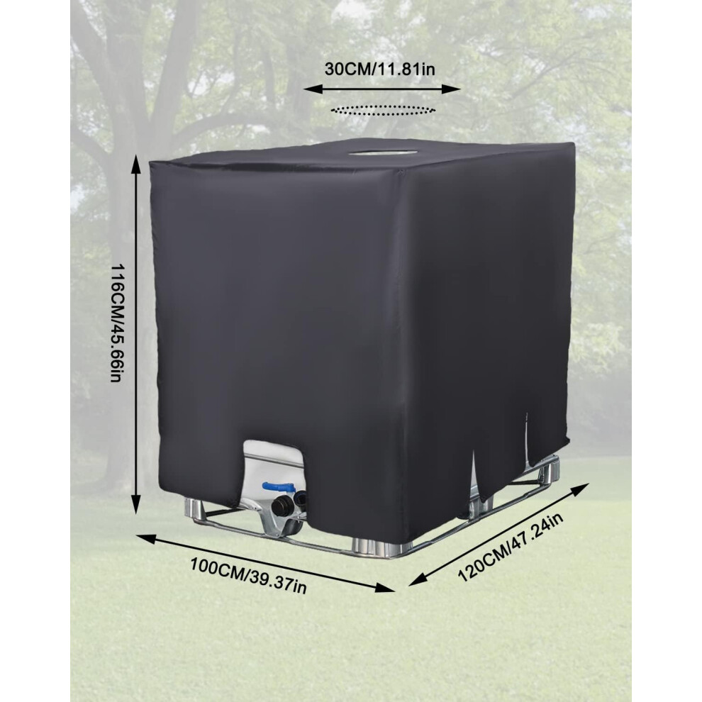 Housse pour cuve IBC 1000L, housse de protection pour cuve à eau, anti-UV