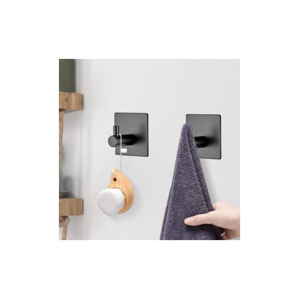 Crochet adhésif 3M pour salle de bain, crochet mural adhésif pour tableau, sans perçage, crochet adhésif en acier