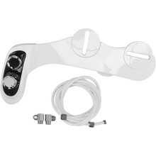 Bathroom & Toilet Toilet & Accessories Bidet (1523)，ABS Hot-Cold Dual Nozzle Toilet Bidet Attachment with Digital