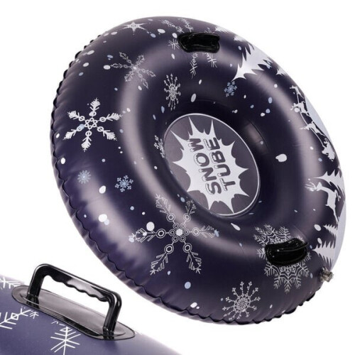 Toboggan gonflable à neige, 110 cm