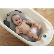 Zubehör für Badewannen, Duschkabinen, Babybadewannentablett, faltbar, Neugeborenen-Stützkissen