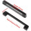 10 pezzi maniglie per mobili interasse 192 mm anta cucina nera 1